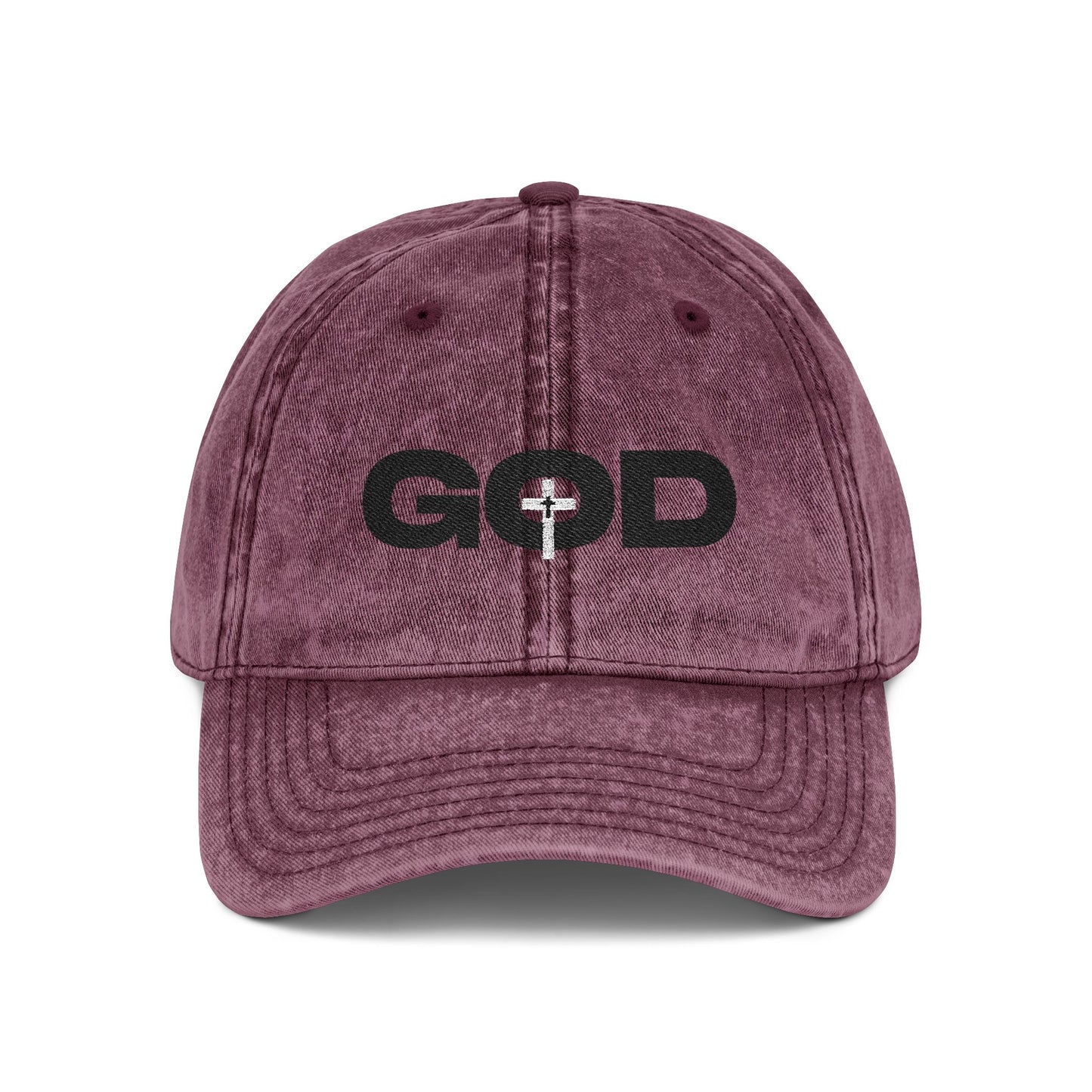 God Embroidered Cap Vintage, Casual Snapback Hat, Faith-Based Gift, Adjustable Hat