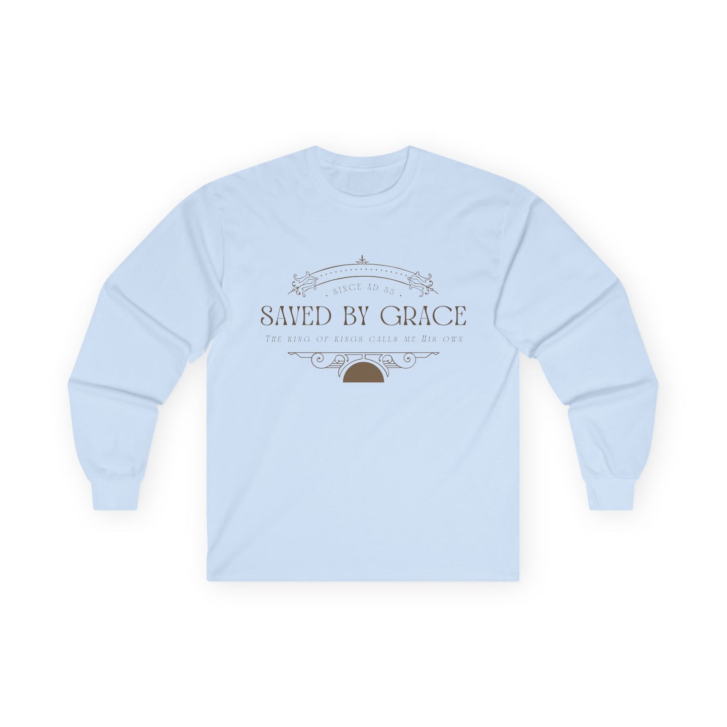 Saved by Grace, Unisex Long Sleeve Tee - Casual Wear, Everyday Comfort