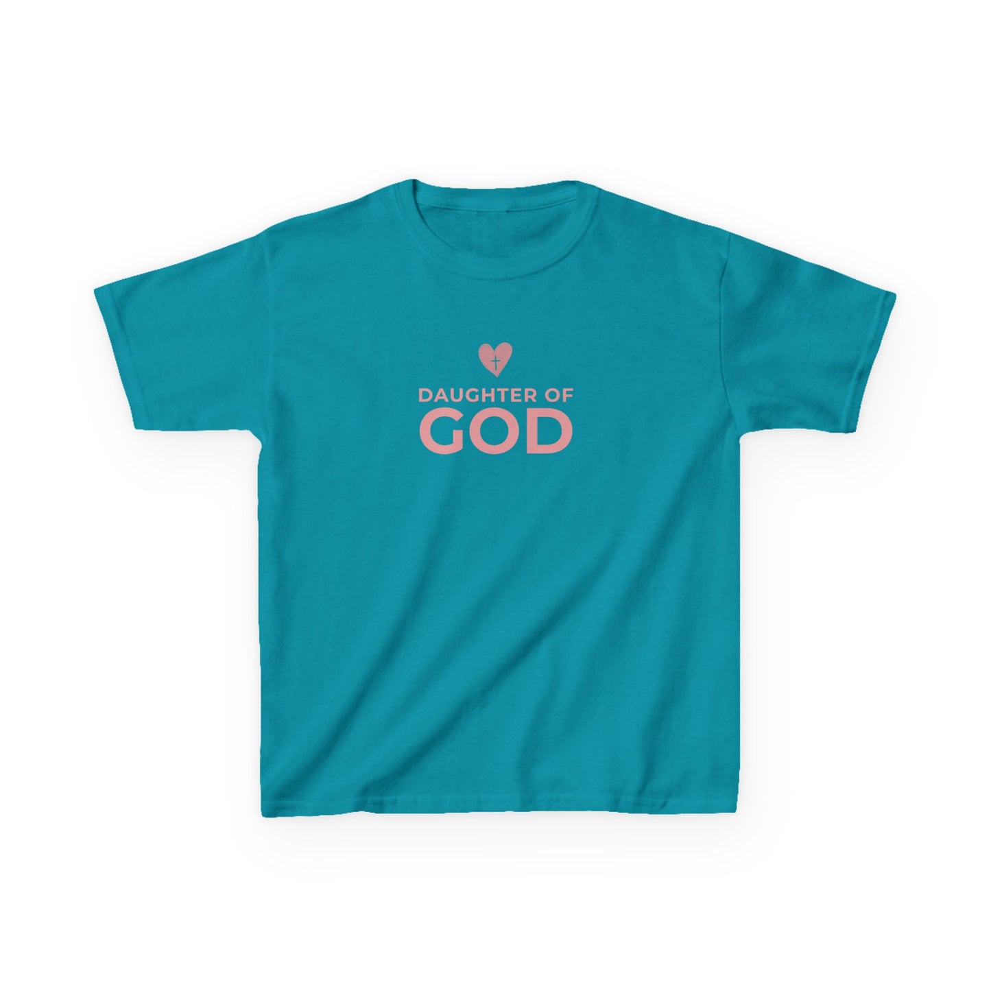 Daughter of God Kids Tee, Faith Shirt for Girls, Christian Gift, Youth Clothing, Bible Verse Top, Summer Casual Wear