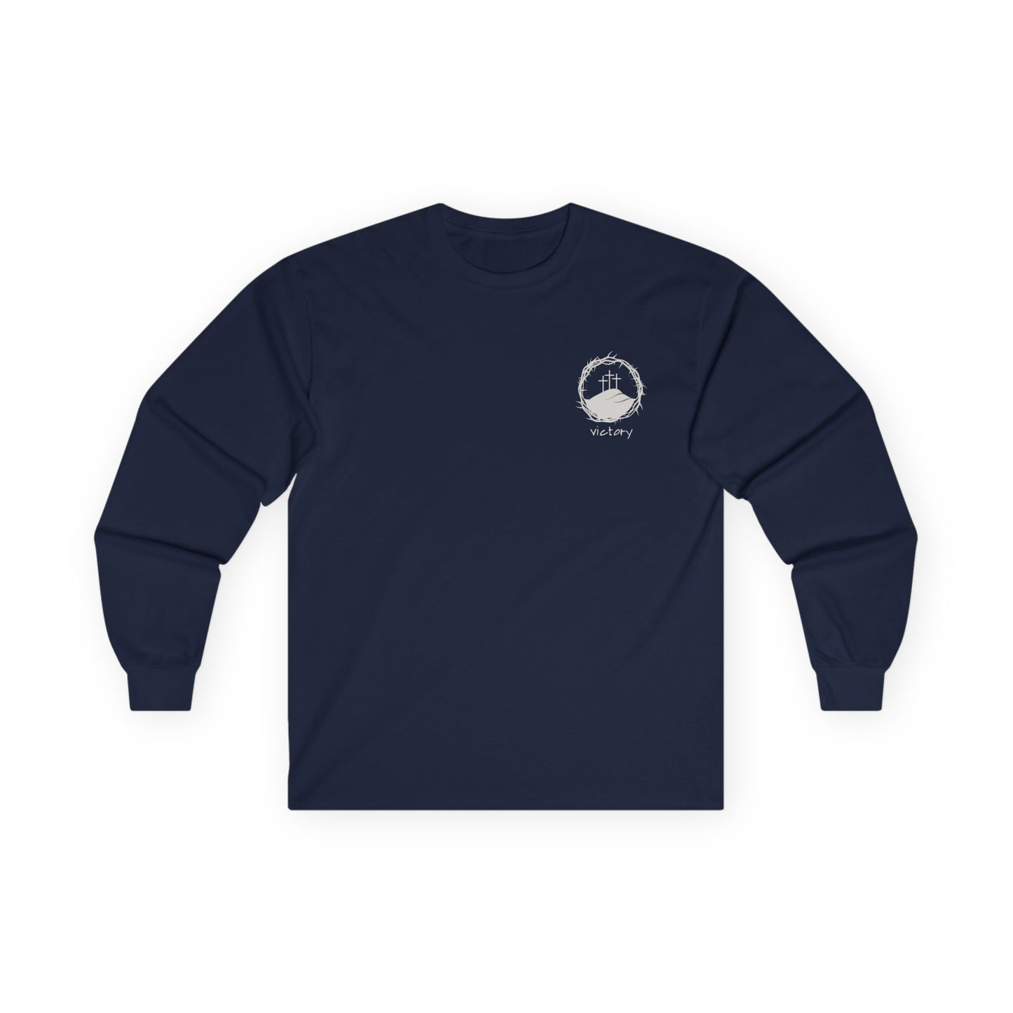 Victory, Unisex Long Sleeve Tee - Comfortable Casualwear for Everyday Wear, Perfect for Relaxation, Layering, Gift for Friends