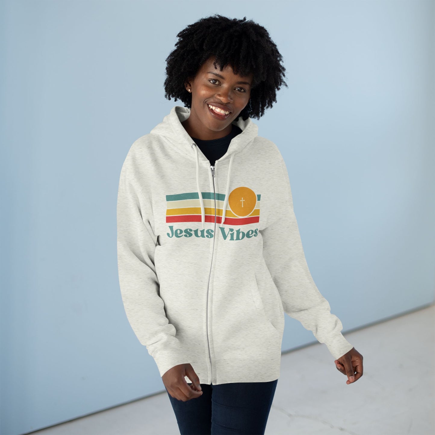 Jesus Vibes - Zip Hoodie