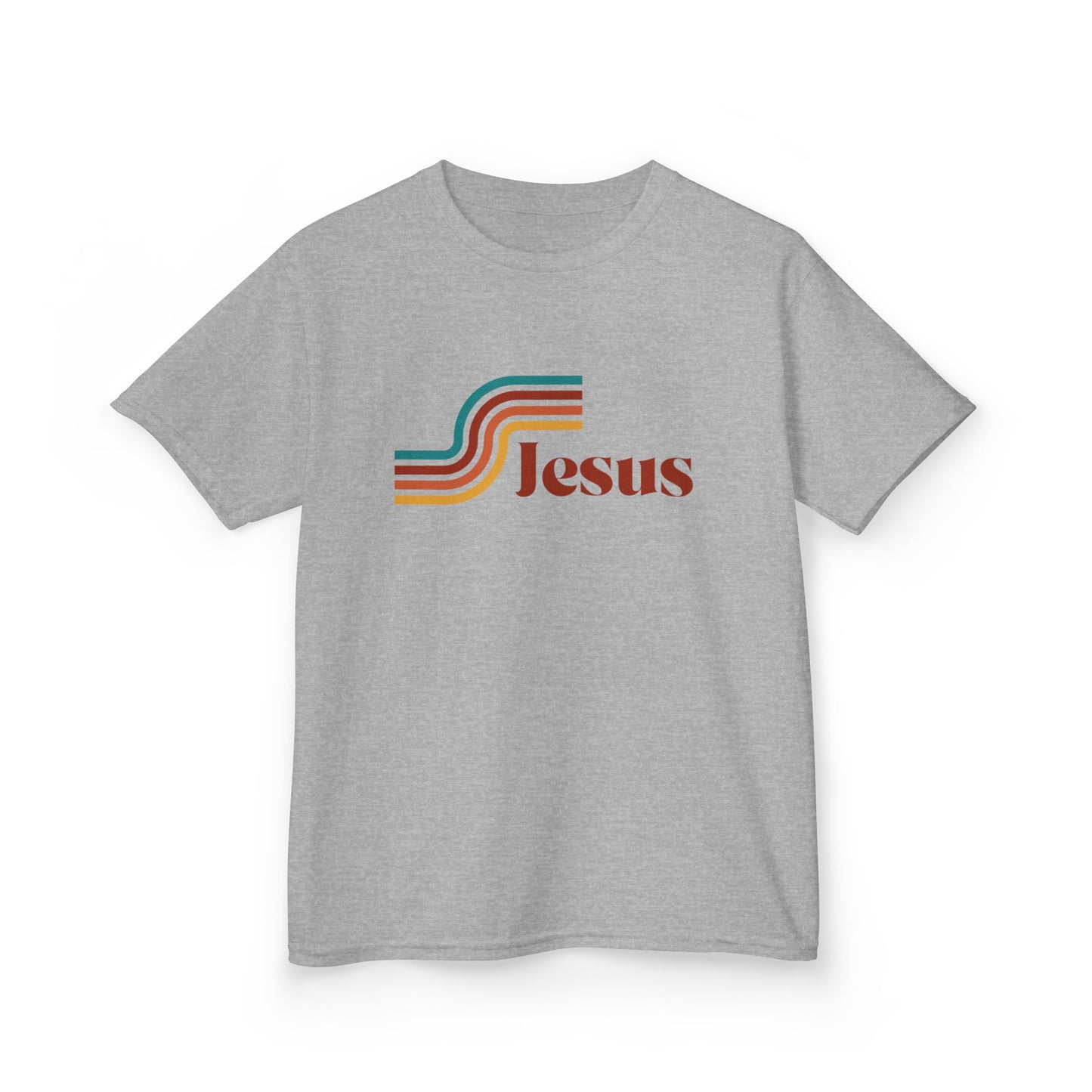 Retro Jesus Kids T-Shirt, Cute Kids Tee, Religious Gift for Kids, Easter Celebration, Church Outfit, Faith-Based Apparel