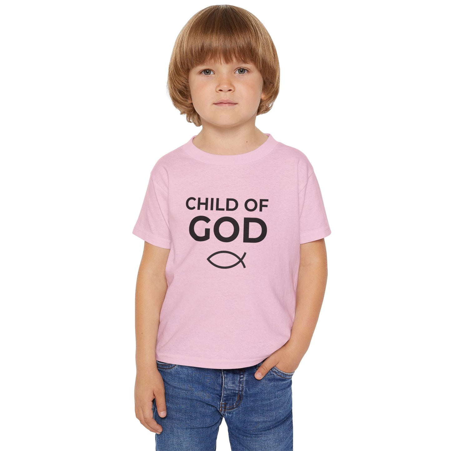"Child of God" Toddler T-Shirt - Cute Faith-Based Tee, Baby Shower Gift, Church Outfit, Everyday Wear, Kids Clothing
