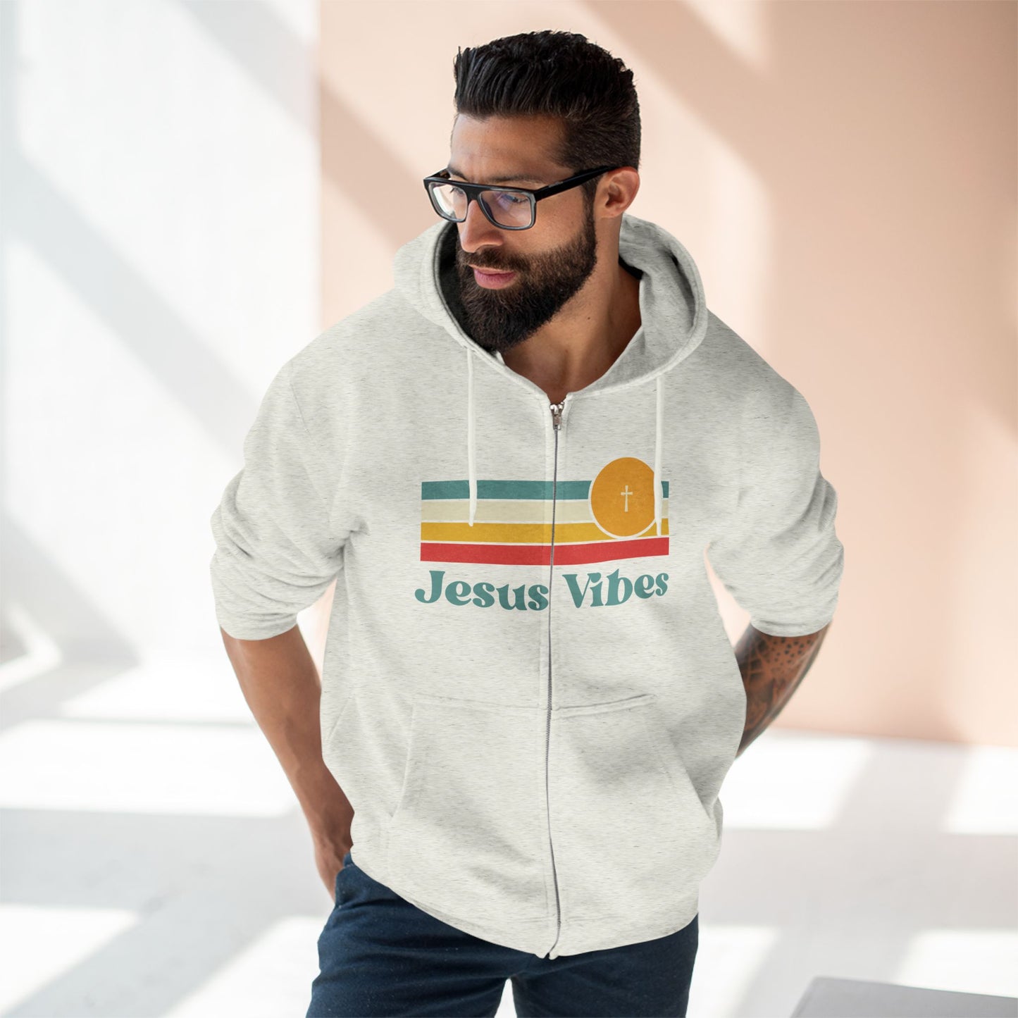 Jesus Vibes - Zip Hoodie