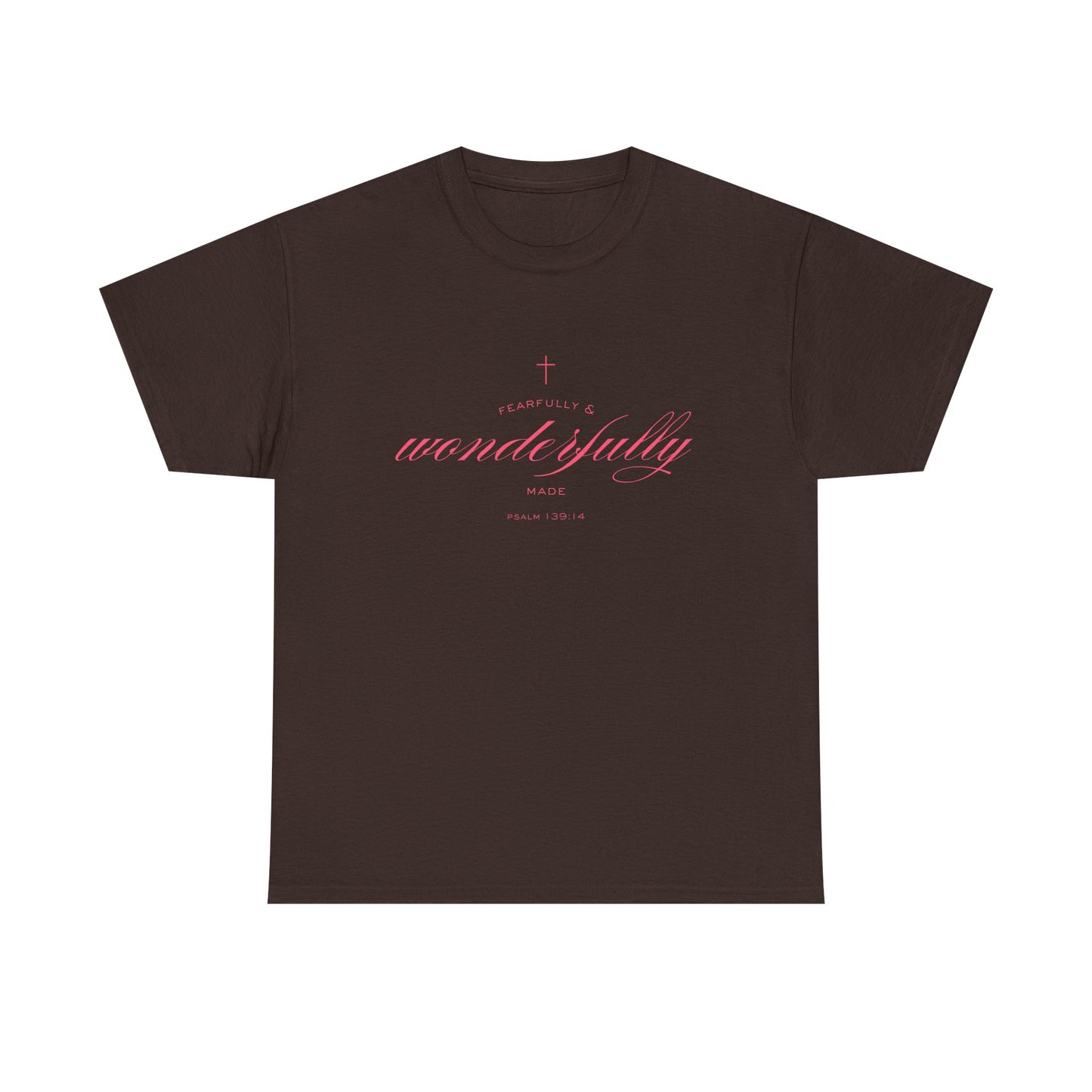 Fearfully & Wonderfully Made - Casual Style, Streetwear, Gift for Him/Her, Summer Outfit, Inspirational Quote Shirt