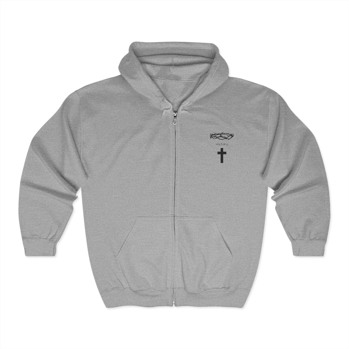 You Didn't Choose Me, But I Chose You, Unisex Zip-Up Hooded Sweatshirt, Perfect Gift for Fall Relaxation, Travel Companion, Home Relaxation