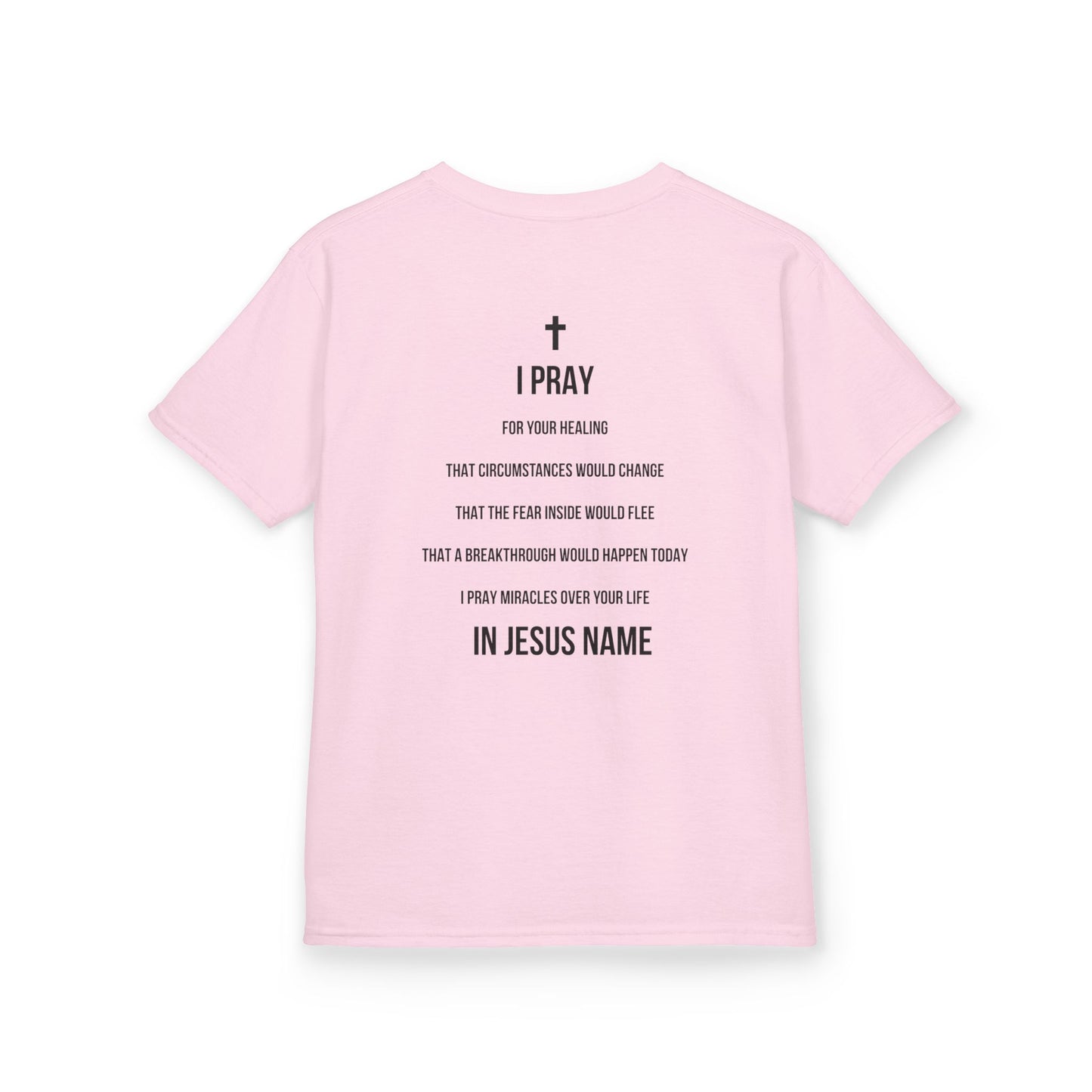 I Pray Faith-Inspired Kids Tee, Christian T-Shirt, Prayerful Kids Cotton Tee