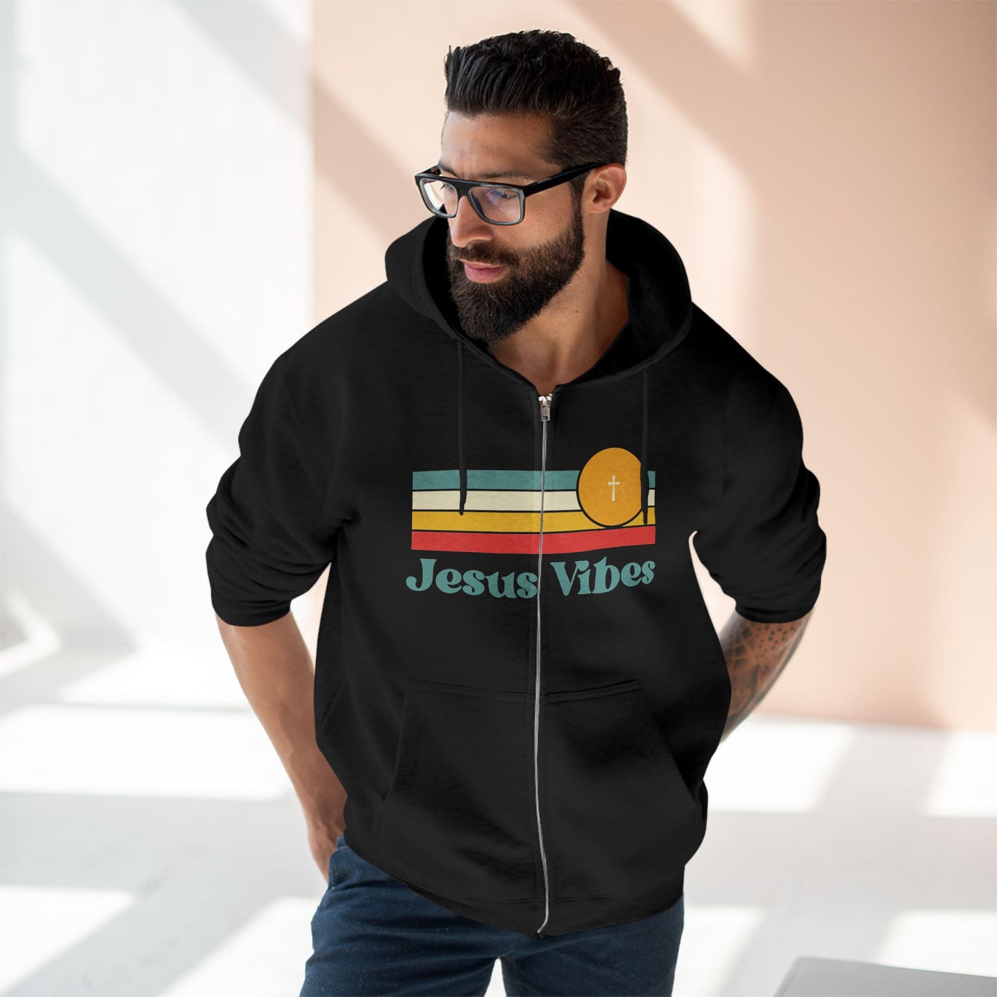 Jesus Vibes - Zip Hoodie