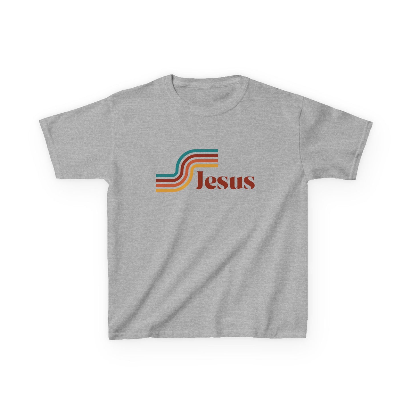 Retro Jesus Kids T-Shirt, Cute Kids Tee, Religious Gift for Kids, Easter Celebration, Church Outfit, Faith-Based Apparel
