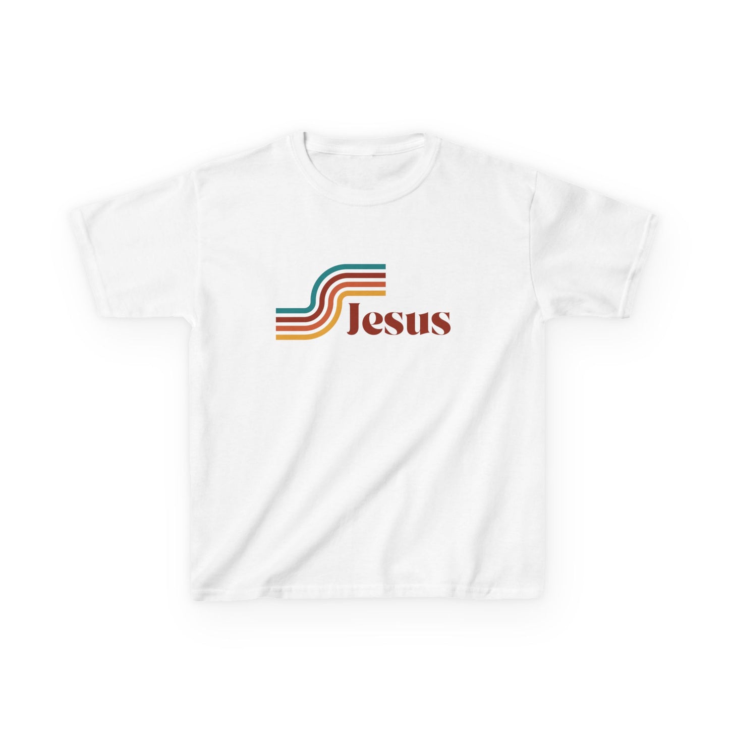 Retro Jesus Kids T-Shirt, Cute Kids Tee, Religious Gift for Kids, Easter Celebration, Church Outfit, Faith-Based Apparel