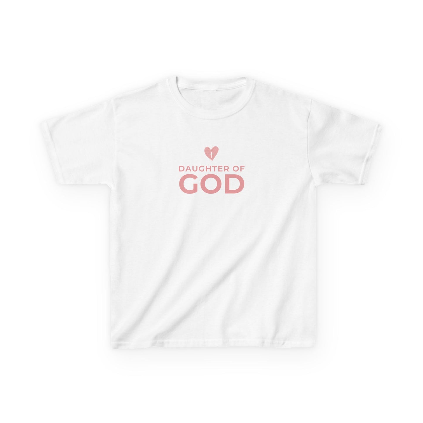 Daughter of God Kids Tee, Faith Shirt for Girls, Christian Gift, Youth Clothing, Bible Verse Top, Summer Casual Wear