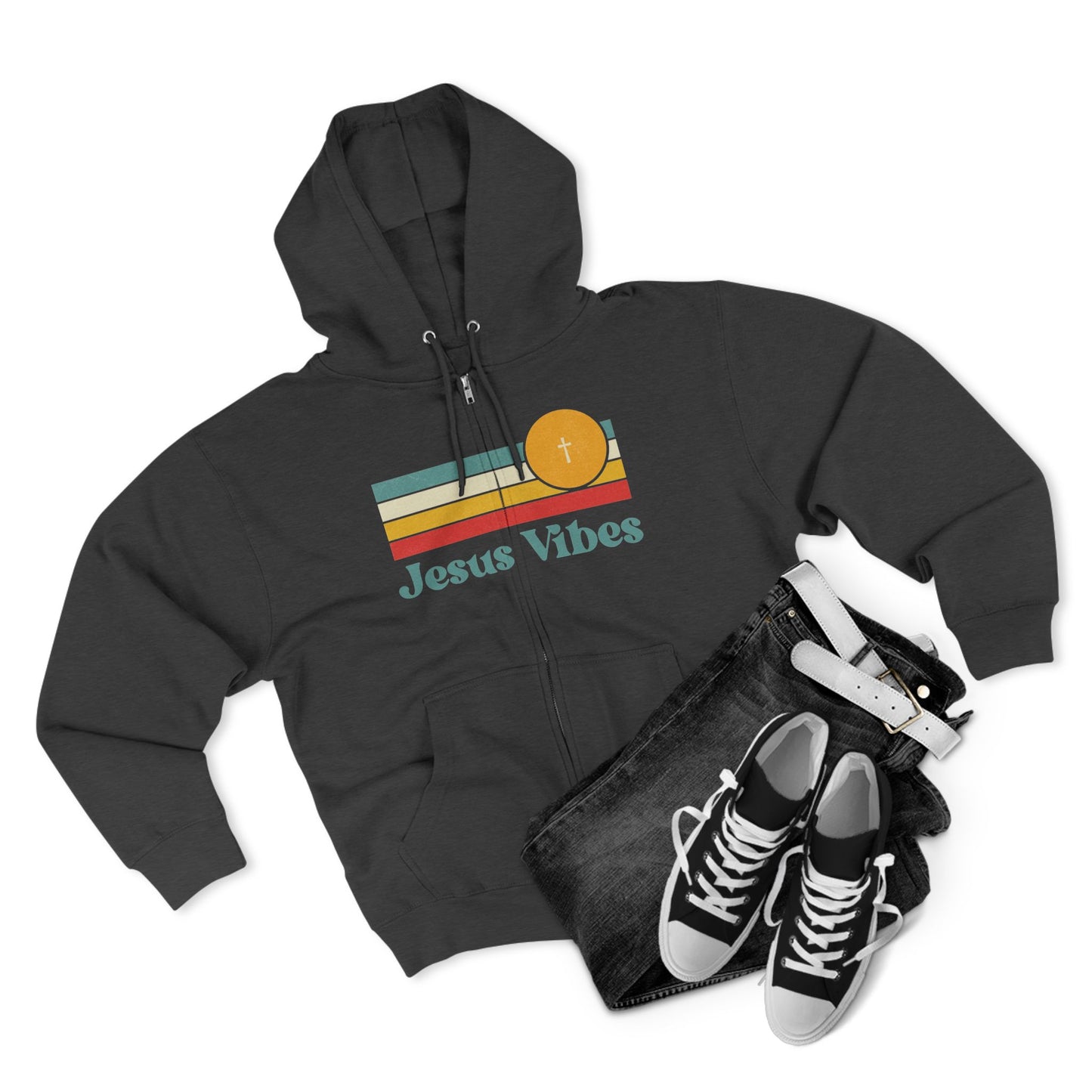 Jesus Vibes - Zip Hoodie