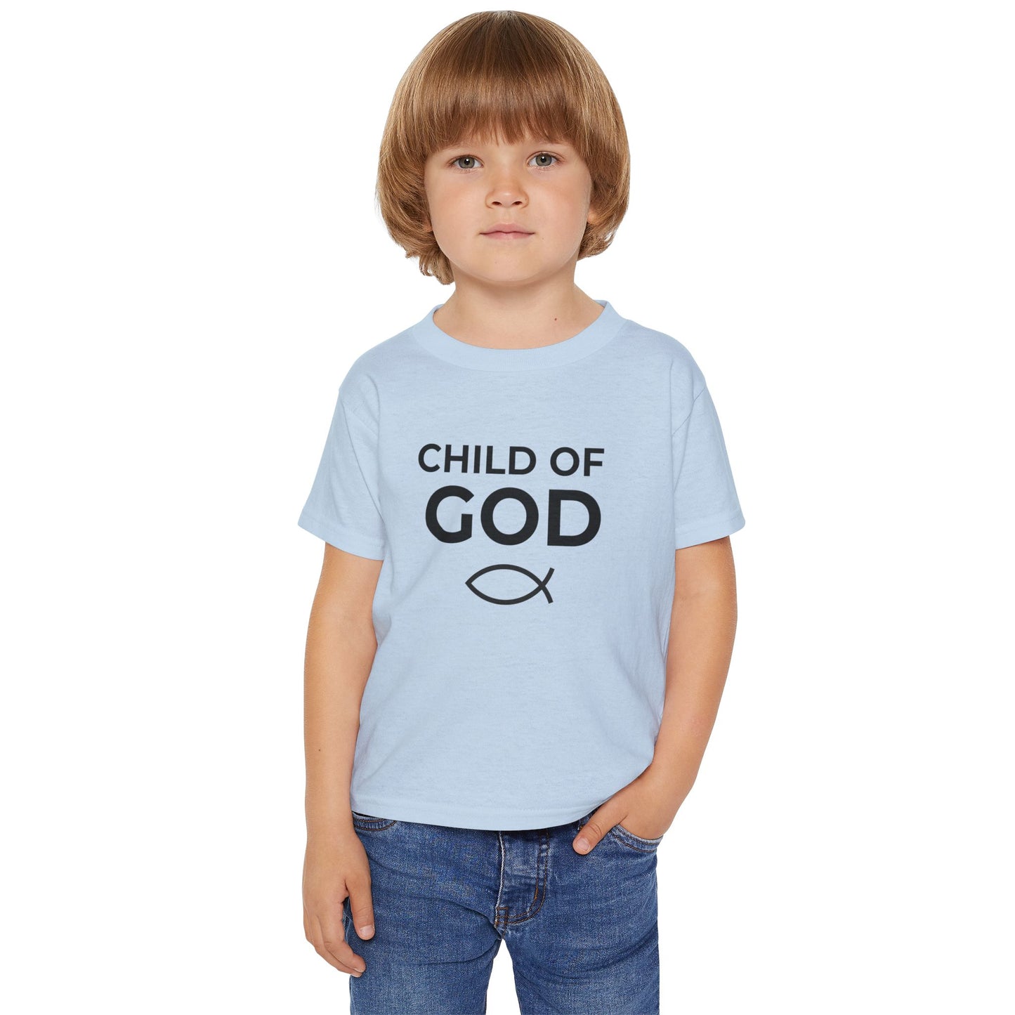 "Child of God" Toddler T-Shirt - Cute Faith-Based Tee, Baby Shower Gift, Church Outfit, Everyday Wear, Kids Clothing