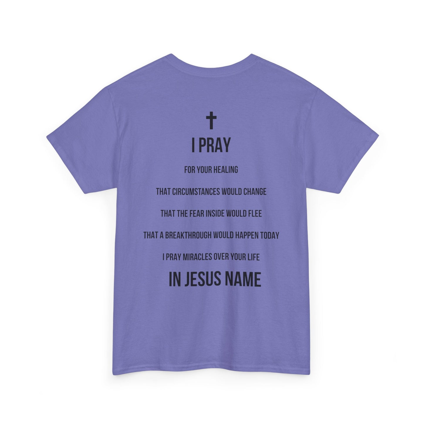 I Pray, Unisex Faith-Inspired Tee, Christian Cotton T-Shirt, Inspirational Prayer Top