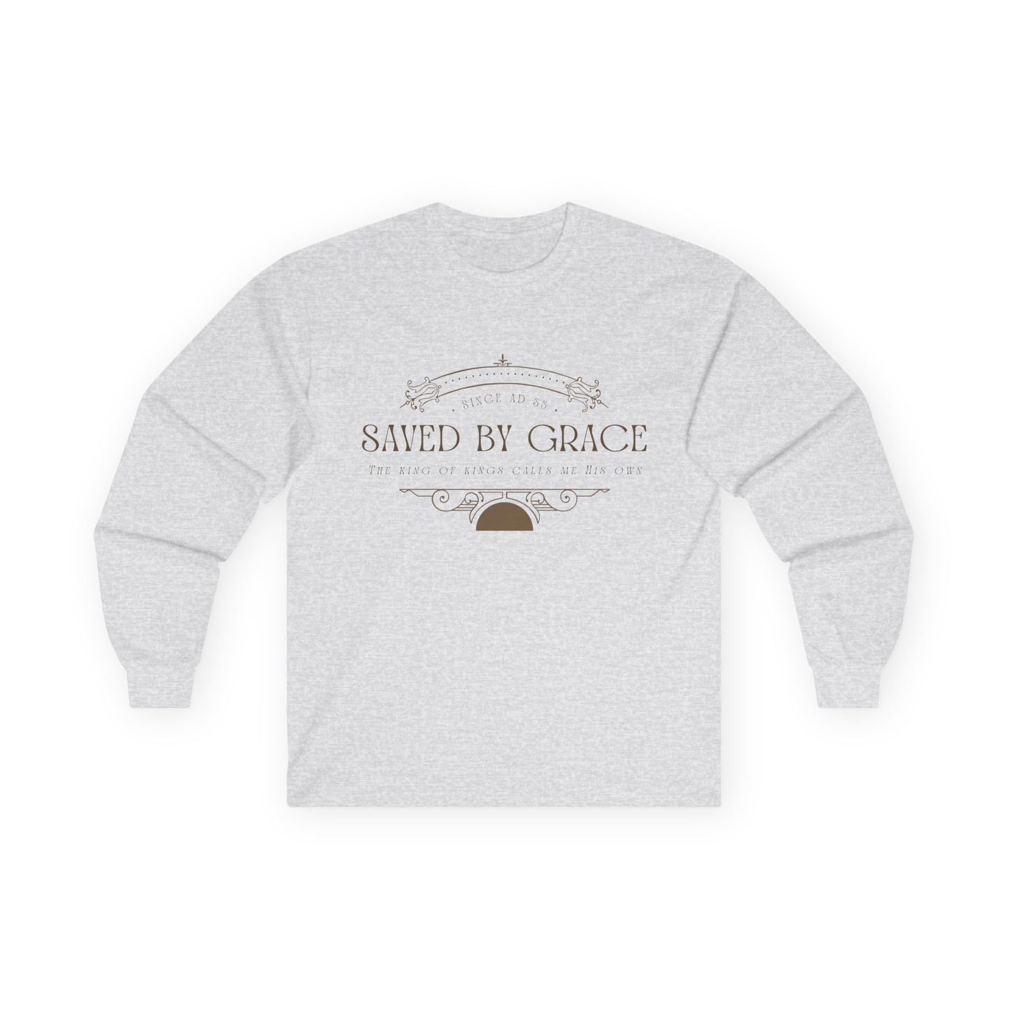 Saved by Grace, Unisex Long Sleeve Tee - Casual Wear, Everyday Comfort
