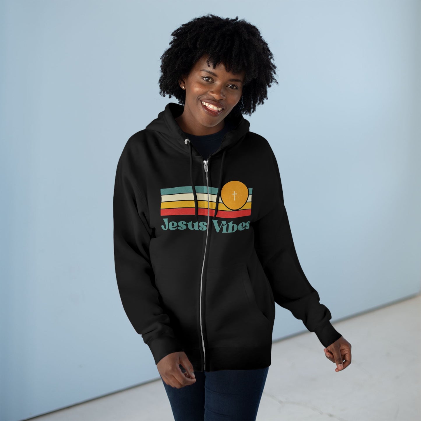 Jesus Vibes - Zip Hoodie