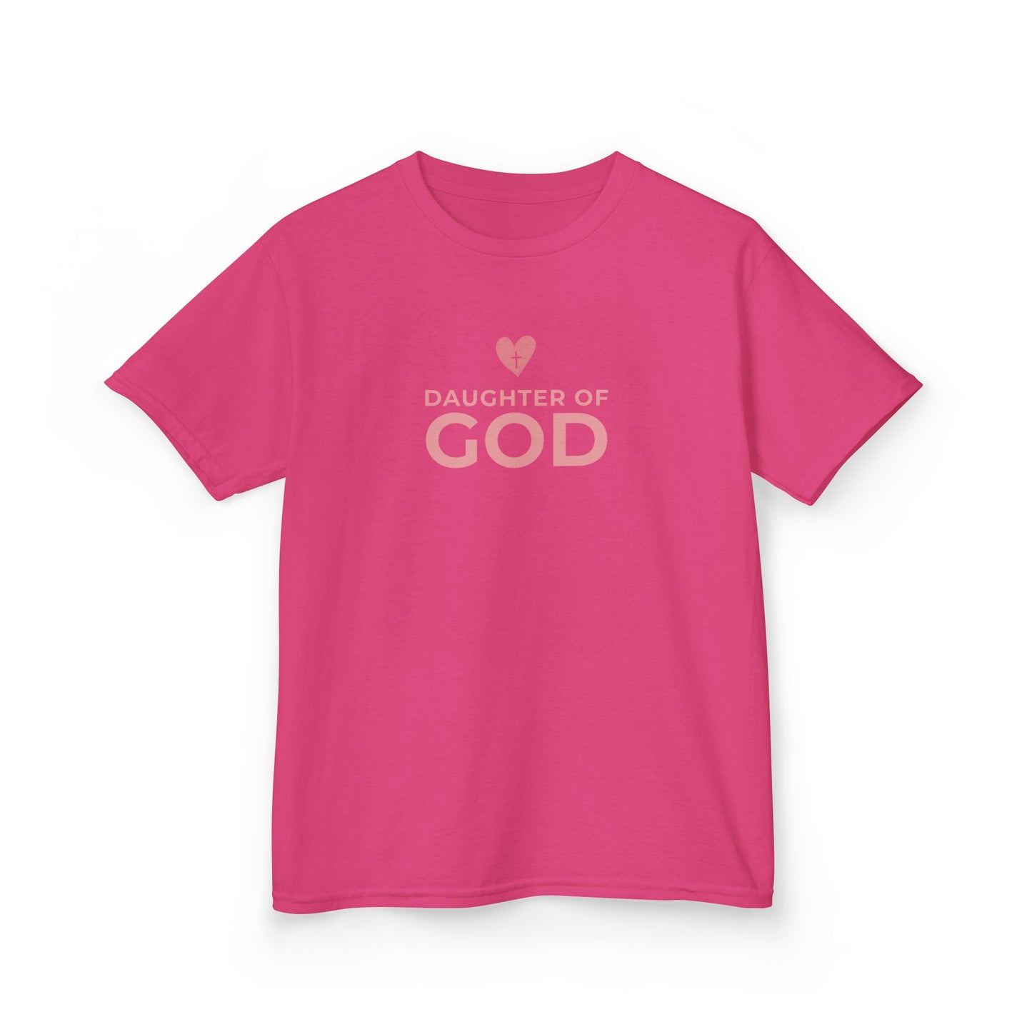 Daughter of God Kids Tee, Faith Shirt for Girls, Christian Gift, Youth Clothing, Bible Verse Top, Summer Casual Wear