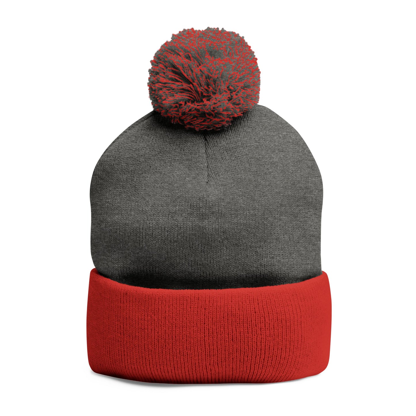 GOD Embroidered Pom-Pom Knit Cap for Faith - Winter Beanie Prayer Cap