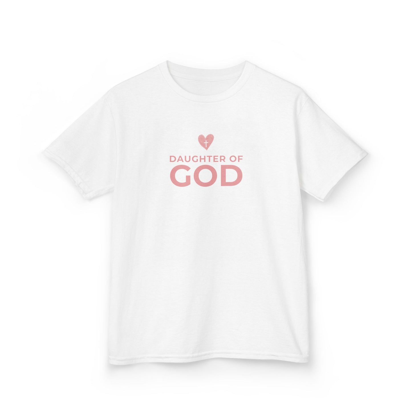 Daughter of God Kids Tee, Faith Shirt for Girls, Christian Gift, Youth Clothing, Bible Verse Top, Summer Casual Wear