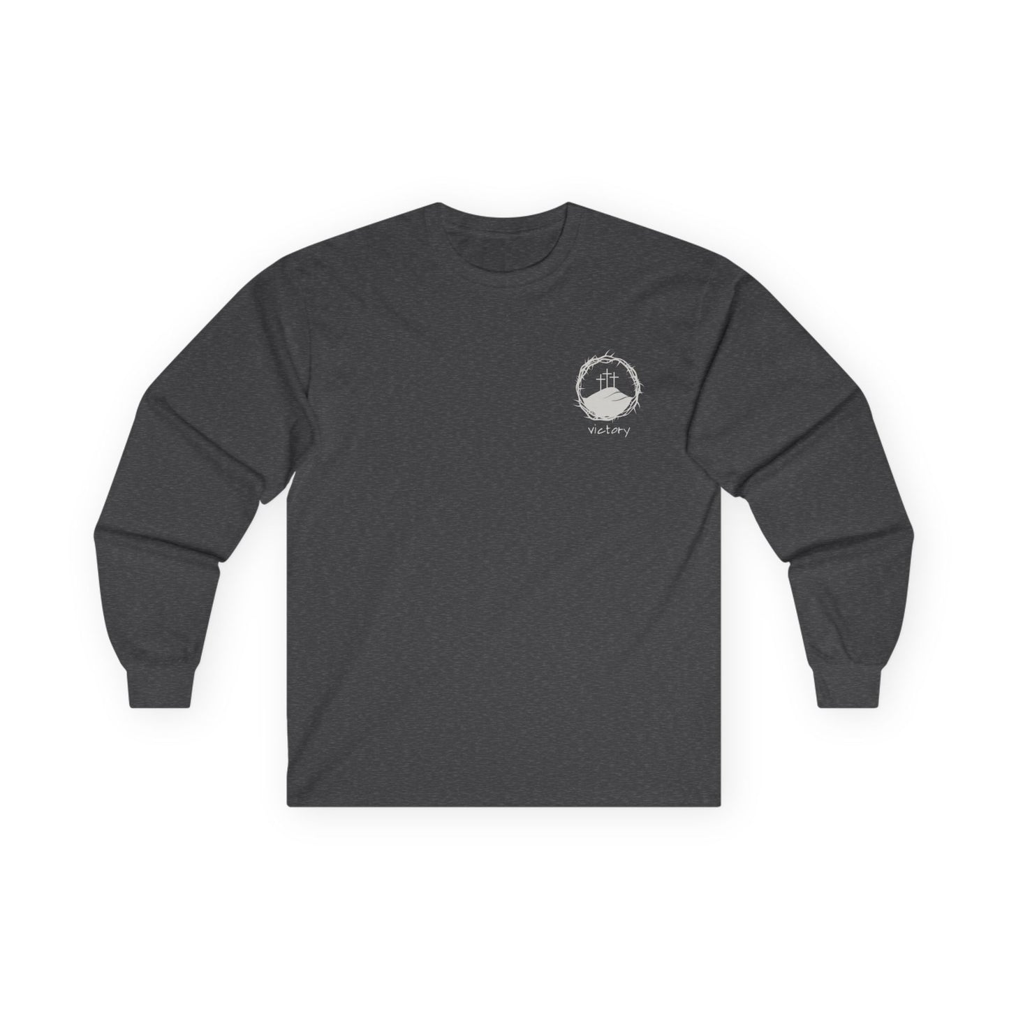 Victory, Unisex Long Sleeve Tee - Comfortable Casualwear for Everyday Wear, Perfect for Relaxation, Layering, Gift for Friends