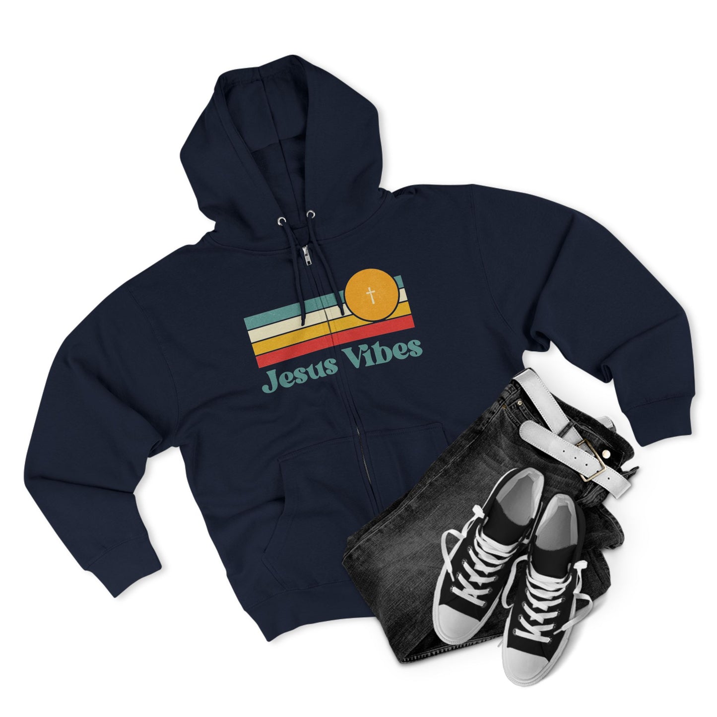 Jesus Vibes - Zip Hoodie