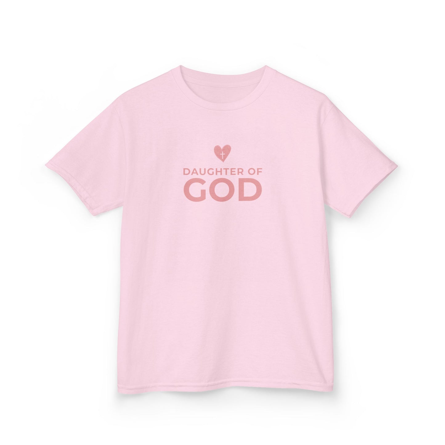 Daughter of God Kids Tee, Faith Shirt for Girls, Christian Gift, Youth Clothing, Bible Verse Top, Summer Casual Wear