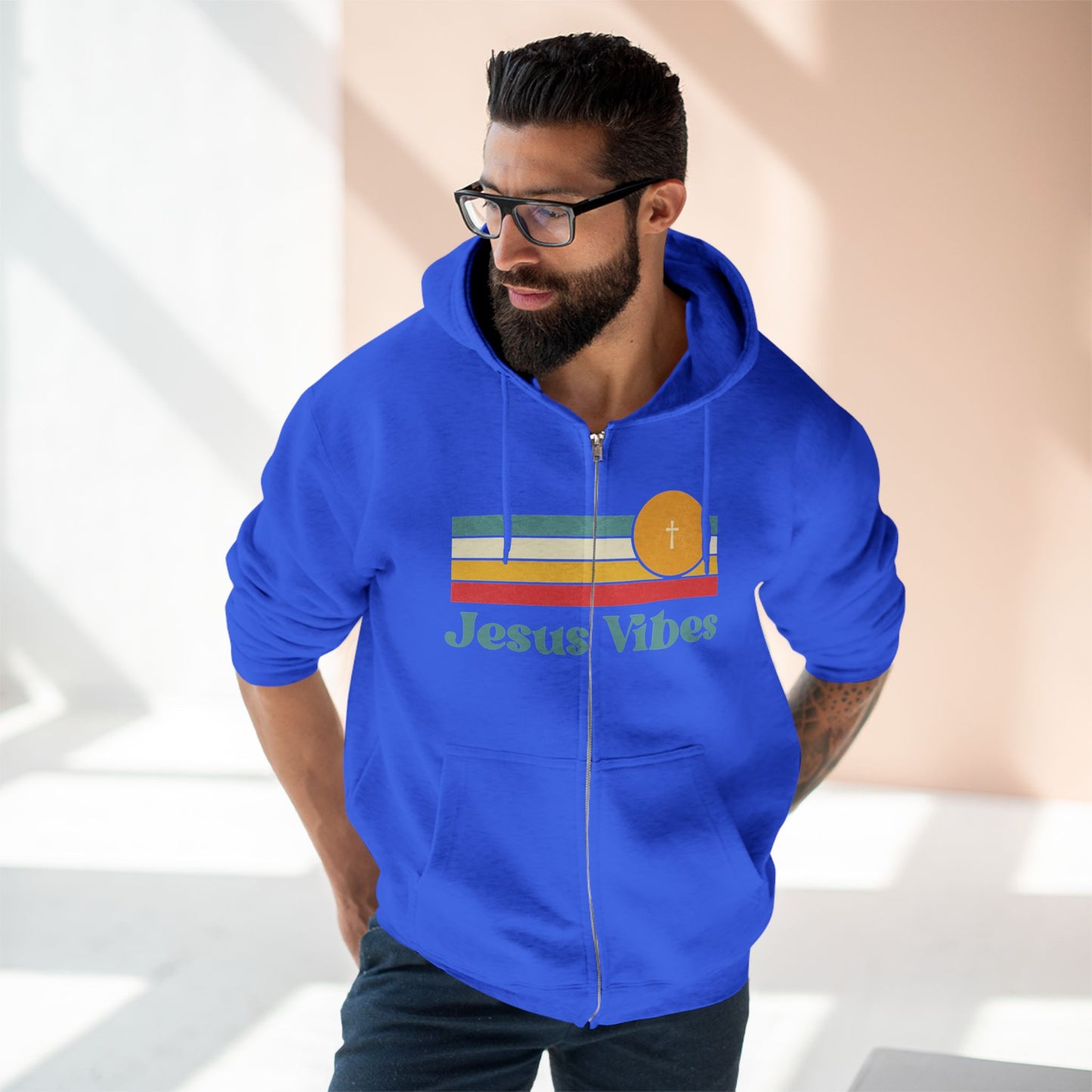 Jesus Vibes - Zip Hoodie