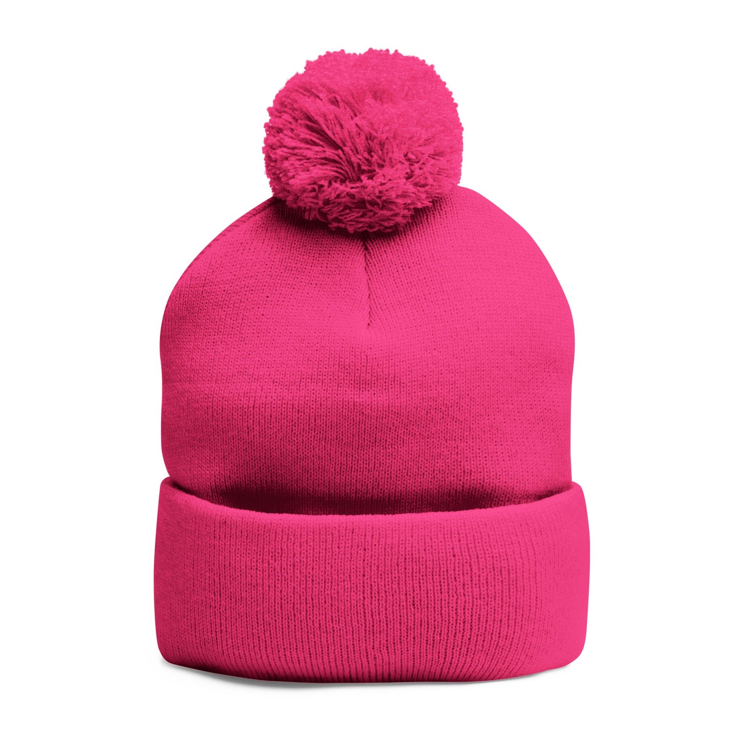 GOD Embroidered Pom-Pom Knit Cap for Faith - Winter Beanie Prayer Cap