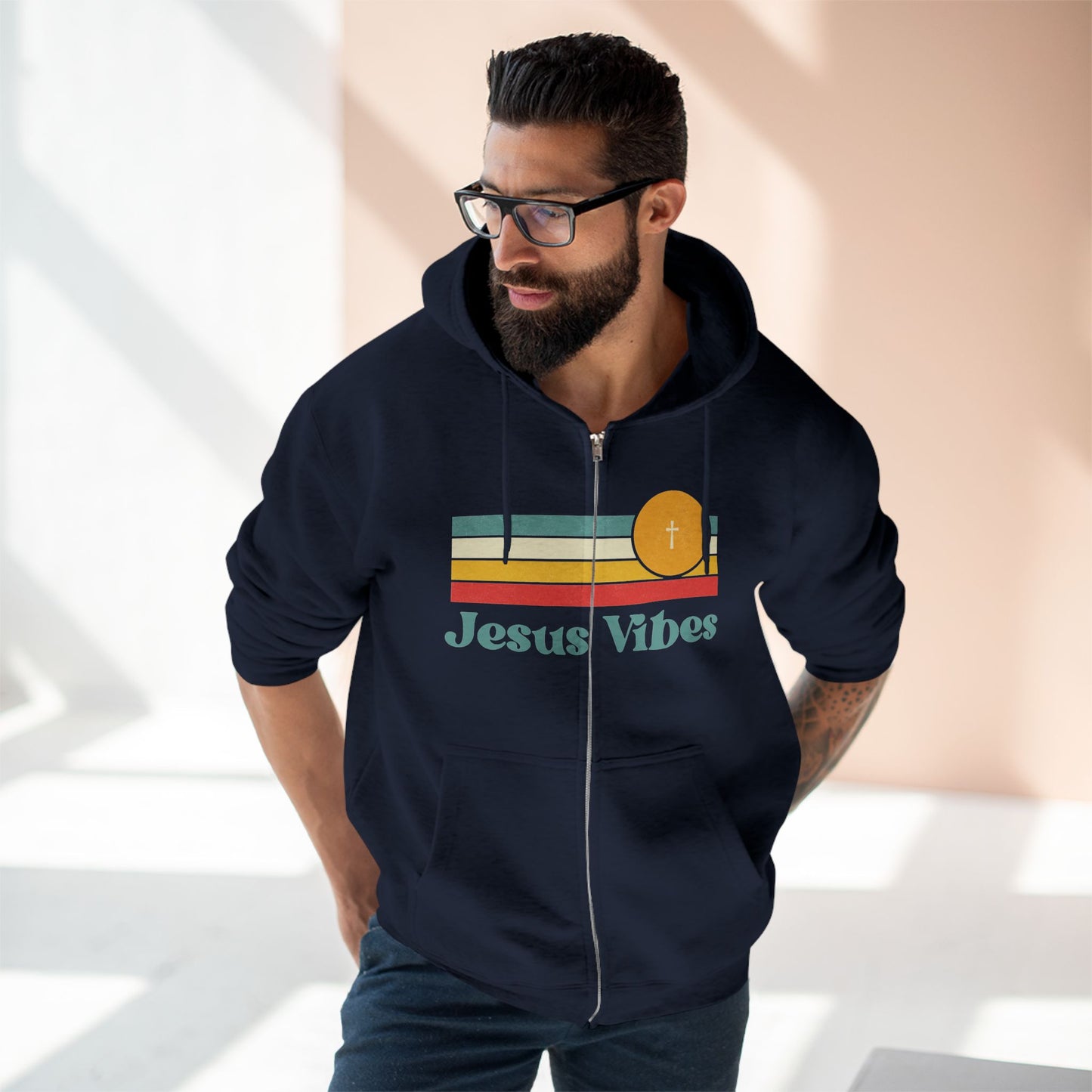 Jesus Vibes - Zip Hoodie