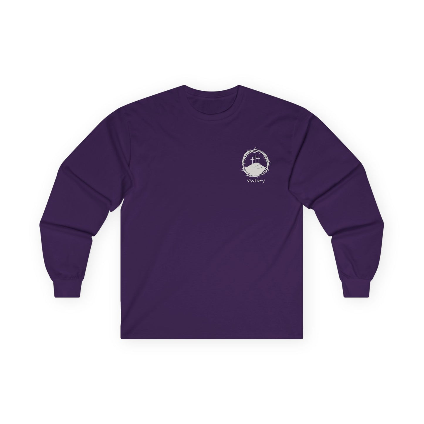 Victory, Unisex Long Sleeve Tee - Comfortable Casualwear for Everyday Wear, Perfect for Relaxation, Layering, Gift for Friends