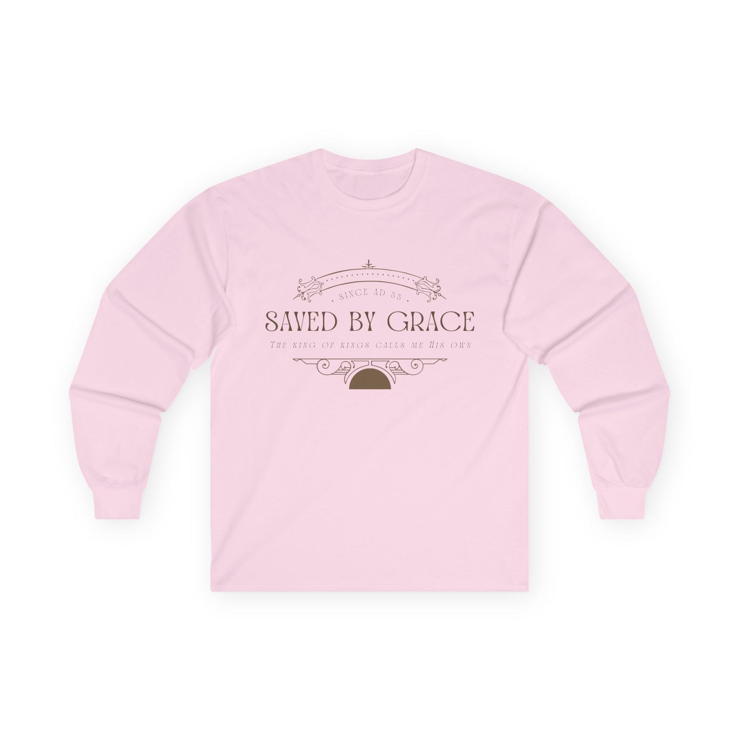 Saved by Grace, Unisex Long Sleeve Tee - Casual Wear, Everyday Comfort