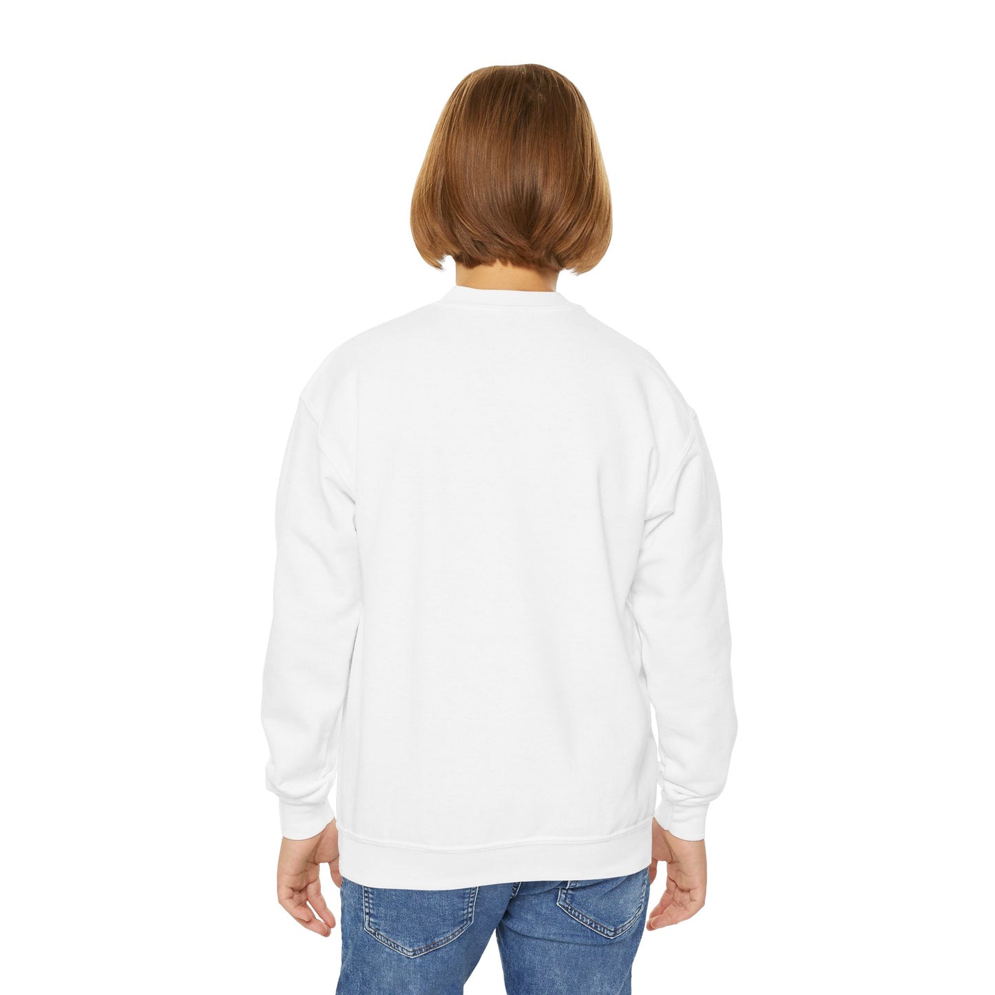 Fearfully & Wonderfully Made, Youth Crewneck Sweatshirt, Faith-Inspired Gift, Christian Apparel