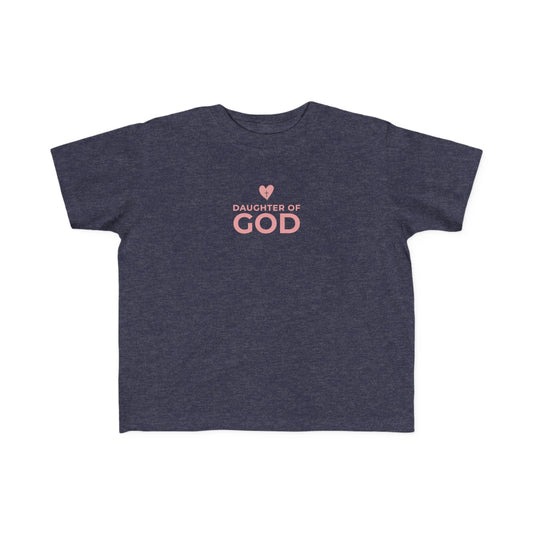 Daughter of God Toddler Tee - Faith-Based Shirt for Little Girls, Perfect for Birthdays and Church