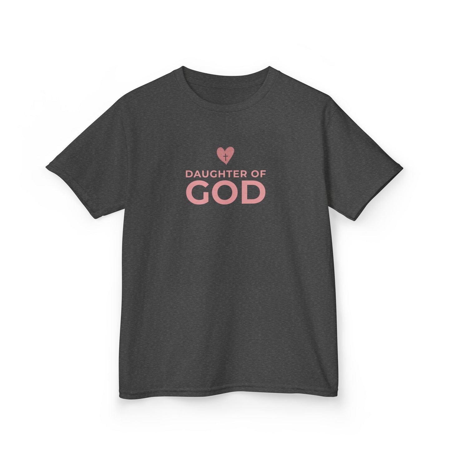 Daughter of God Kids Tee, Faith Shirt for Girls, Christian Gift, Youth Clothing, Bible Verse Top, Summer Casual Wear