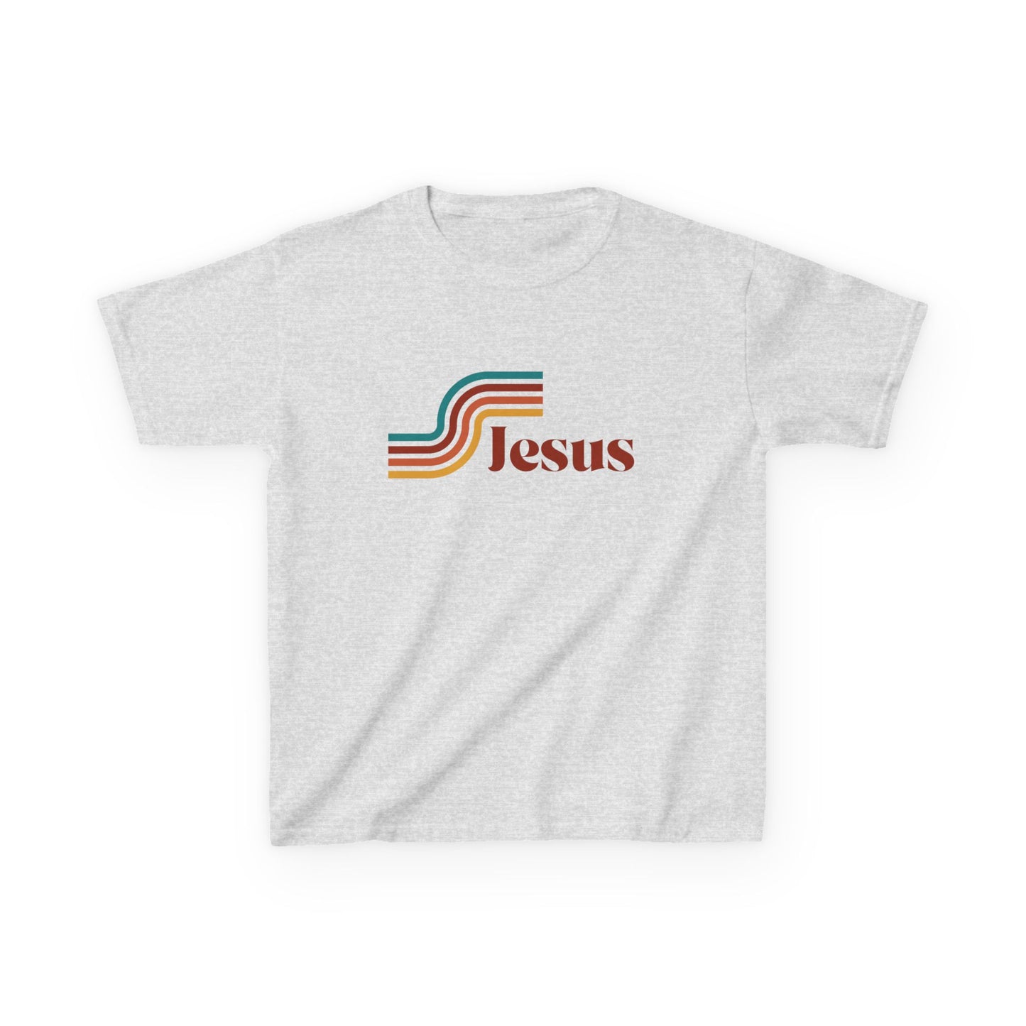 Retro Jesus Kids T-Shirt, Cute Kids Tee, Religious Gift for Kids, Easter Celebration, Church Outfit, Faith-Based Apparel