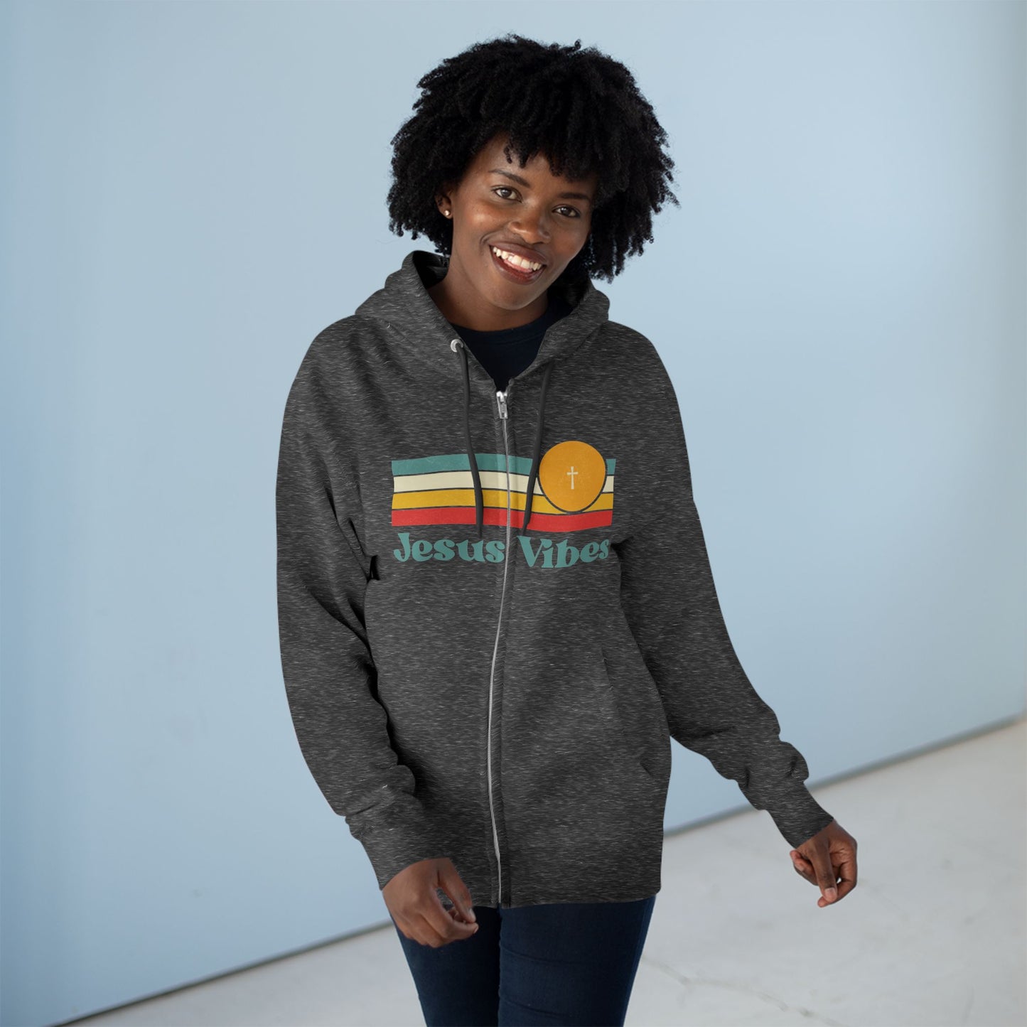 Jesus Vibes - Zip Hoodie