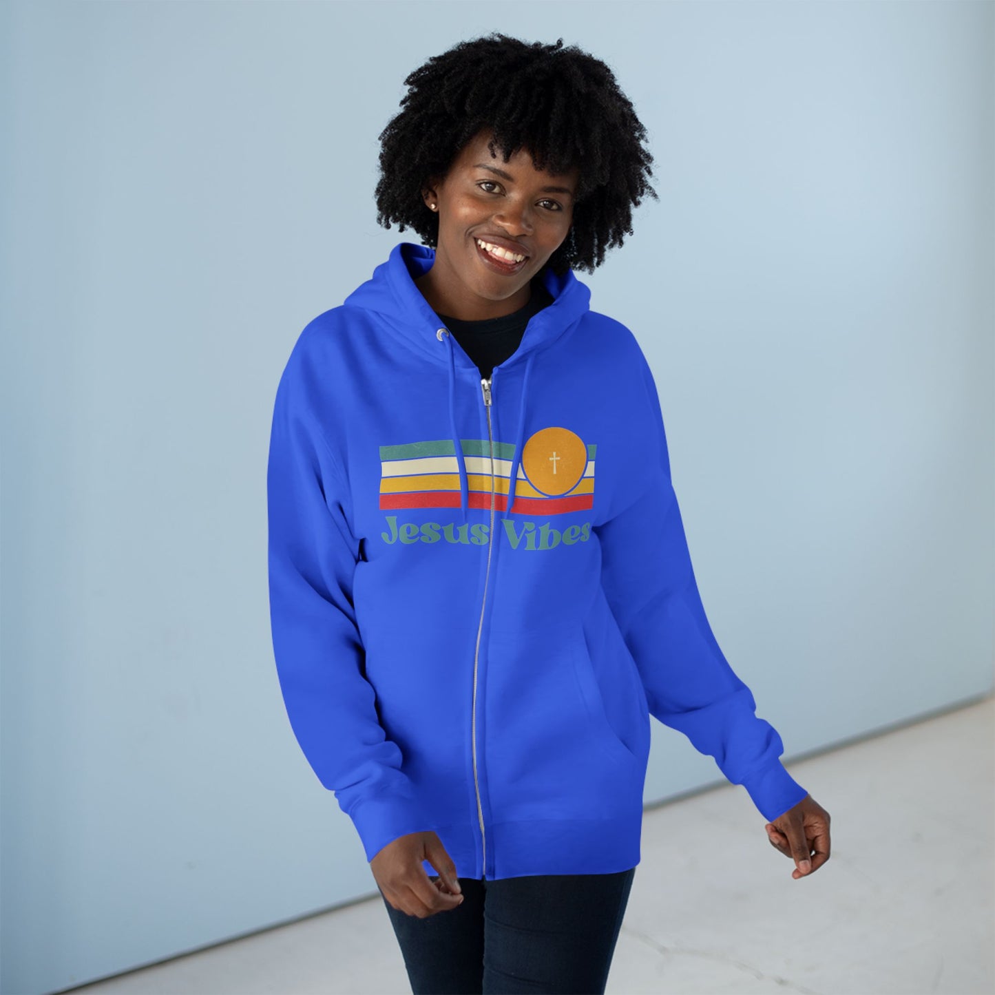 Jesus Vibes - Zip Hoodie