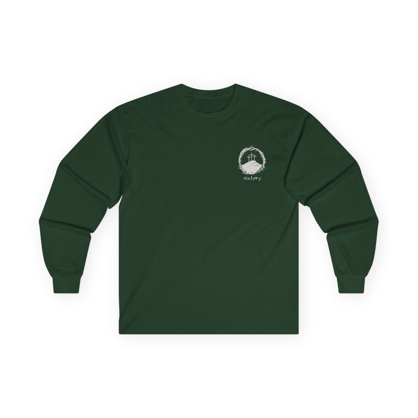 Victory, Unisex Long Sleeve Tee - Comfortable Casualwear for Everyday Wear, Perfect for Relaxation, Layering, Gift for Friends