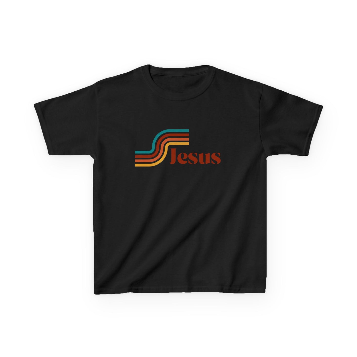 Retro Jesus Kids T-Shirt, Cute Kids Tee, Religious Gift for Kids, Easter Celebration, Church Outfit, Faith-Based Apparel