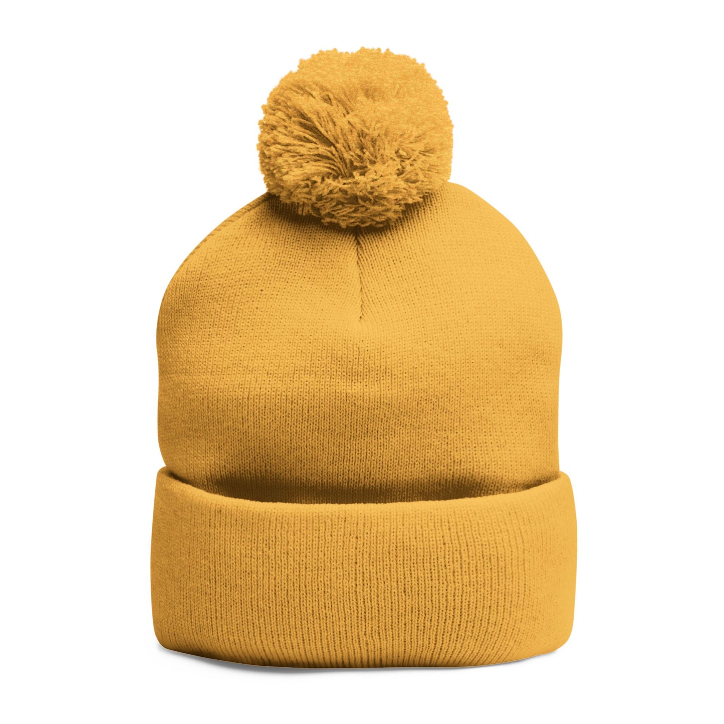 GOD Embroidered Pom-Pom Knit Cap for Faith - Winter Beanie Prayer Cap