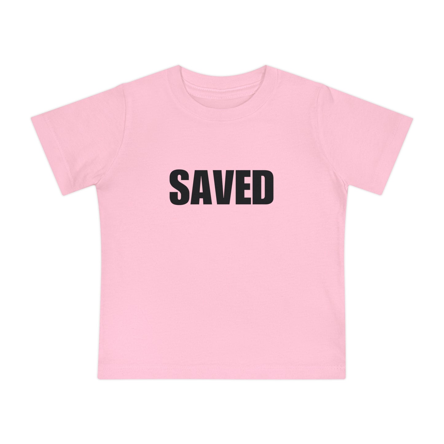SAVED, Baby Tee, Cute Christian Baby Shirt, Infant Clothing, Gift for New Parents, Easter Outfit, Baby Shower Gift