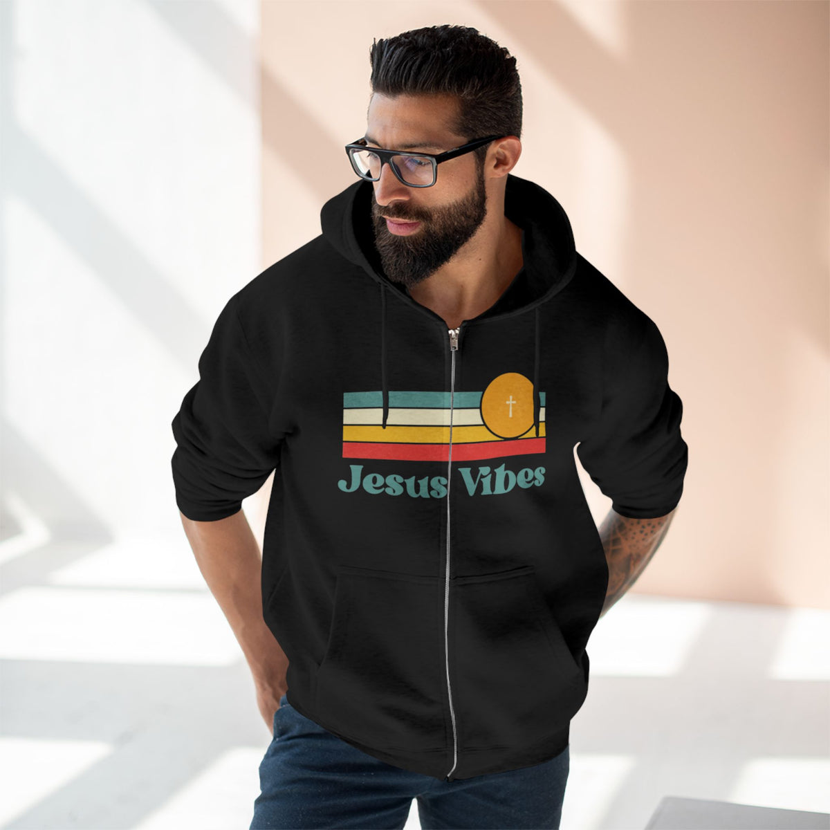 Jesus Vibes -  Zip Hoodie
