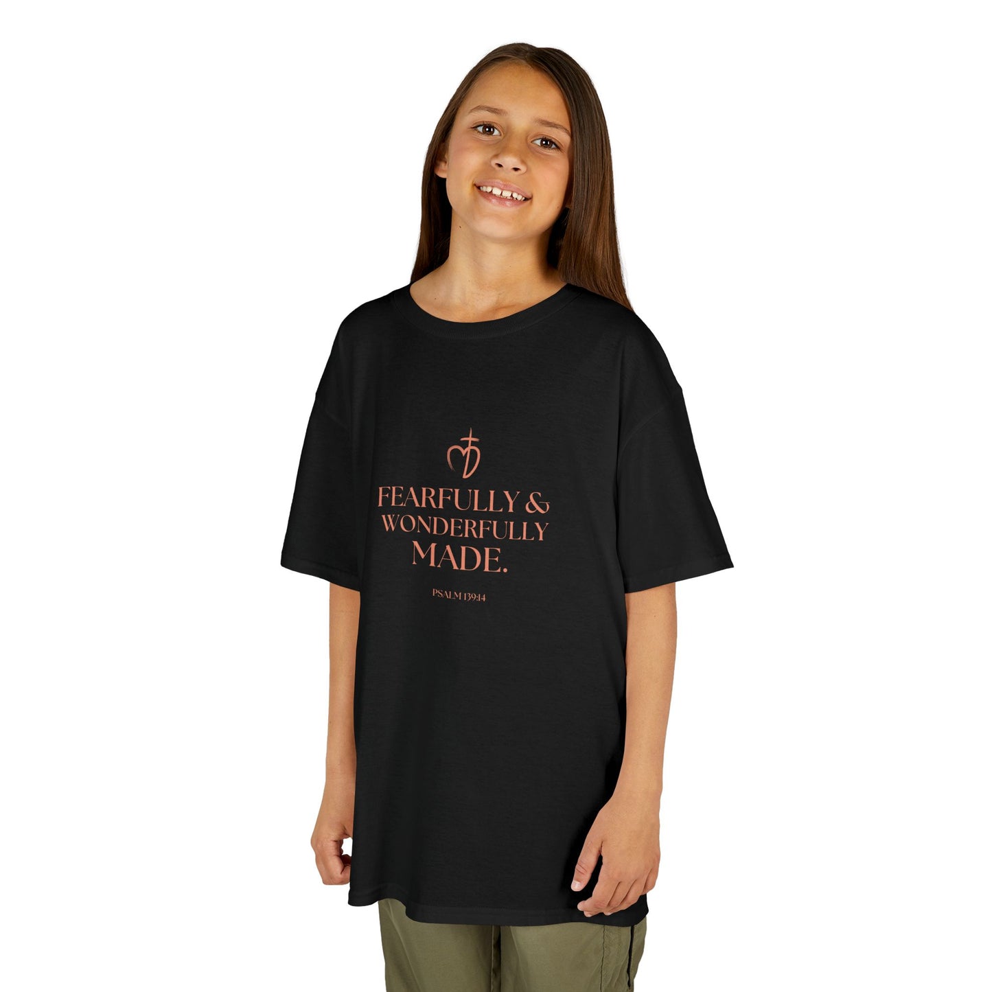 Fearfully & Wonderfully Made Kids Tee - 100% Cotton