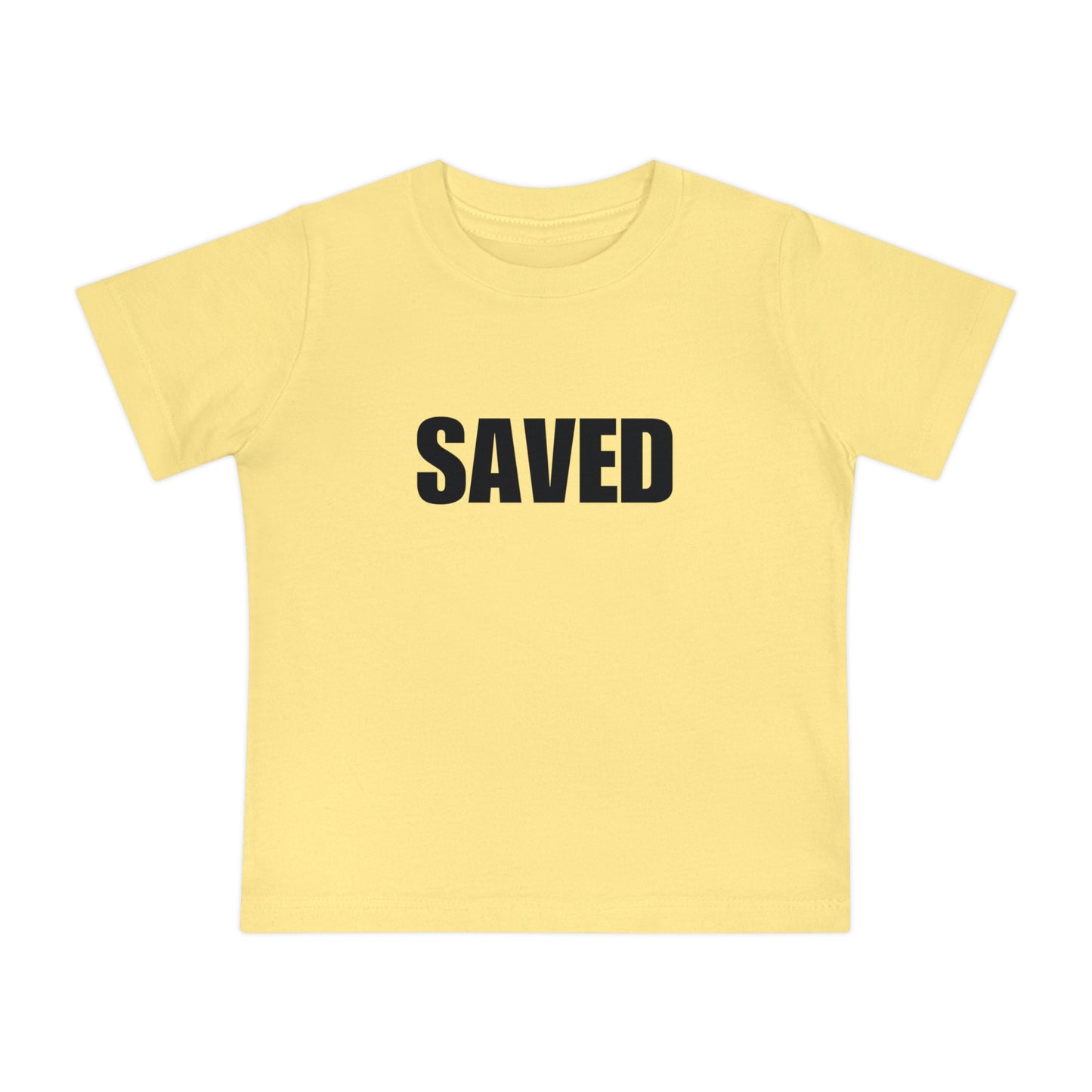 SAVED, Baby Tee, Cute Christian Baby Shirt, Infant Clothing, Gift for New Parents, Easter Outfit, Baby Shower Gift