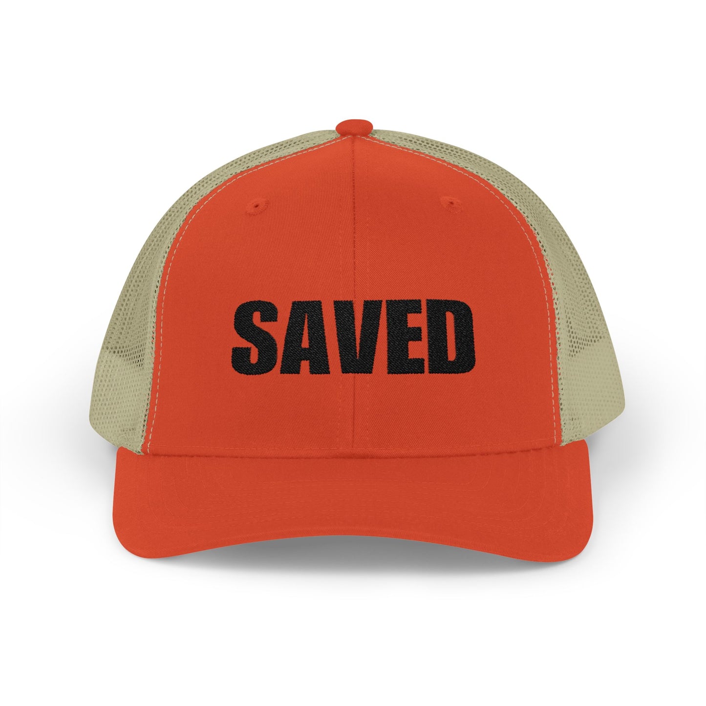 SAVED | Embroidered Inspirational Snapback Trucker Cap