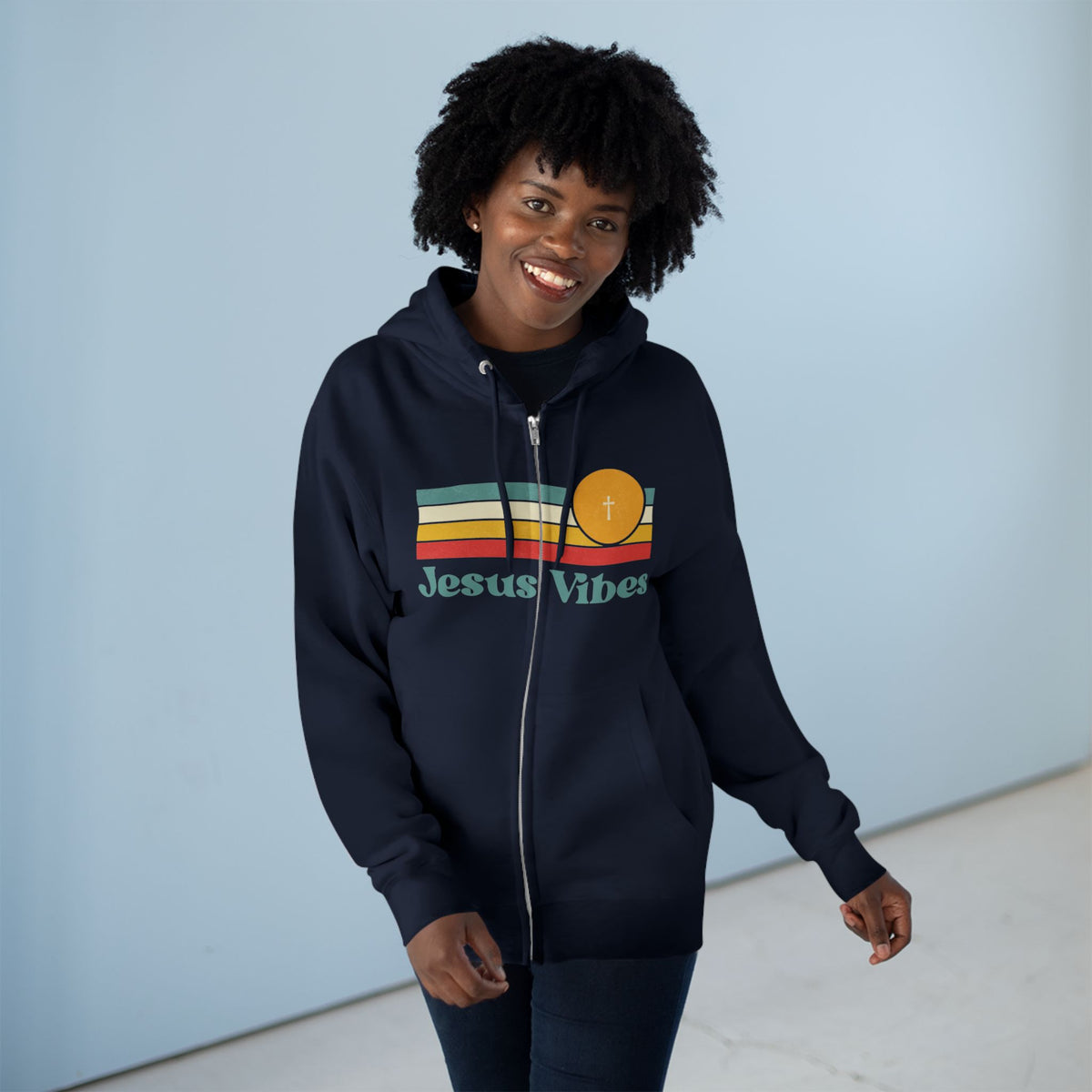 Jesus Vibes -  Zip Hoodie