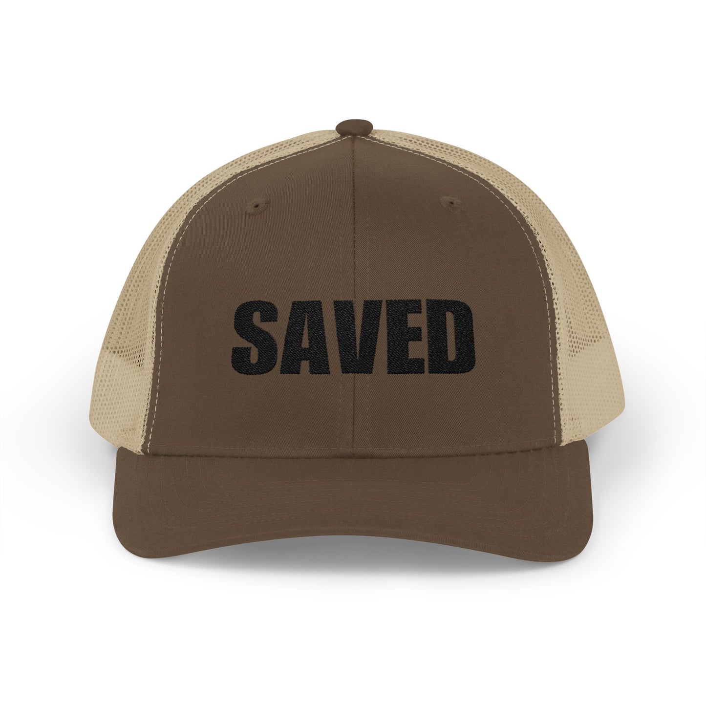 SAVED | Embroidered Inspirational Snapback Trucker Cap