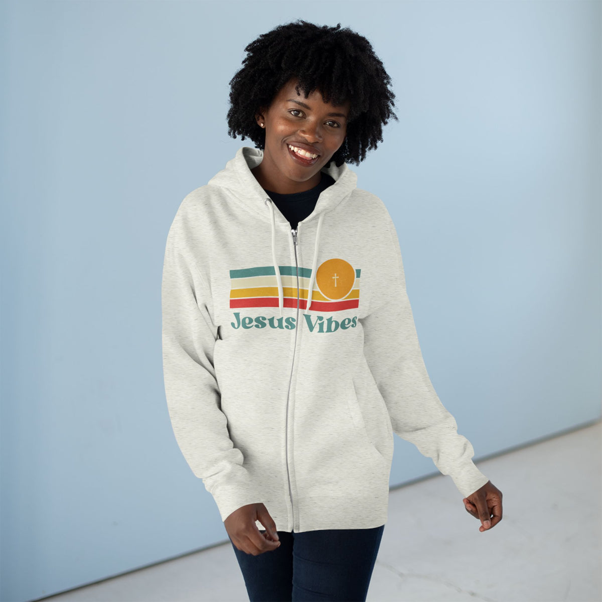 Jesus Vibes -  Zip Hoodie
