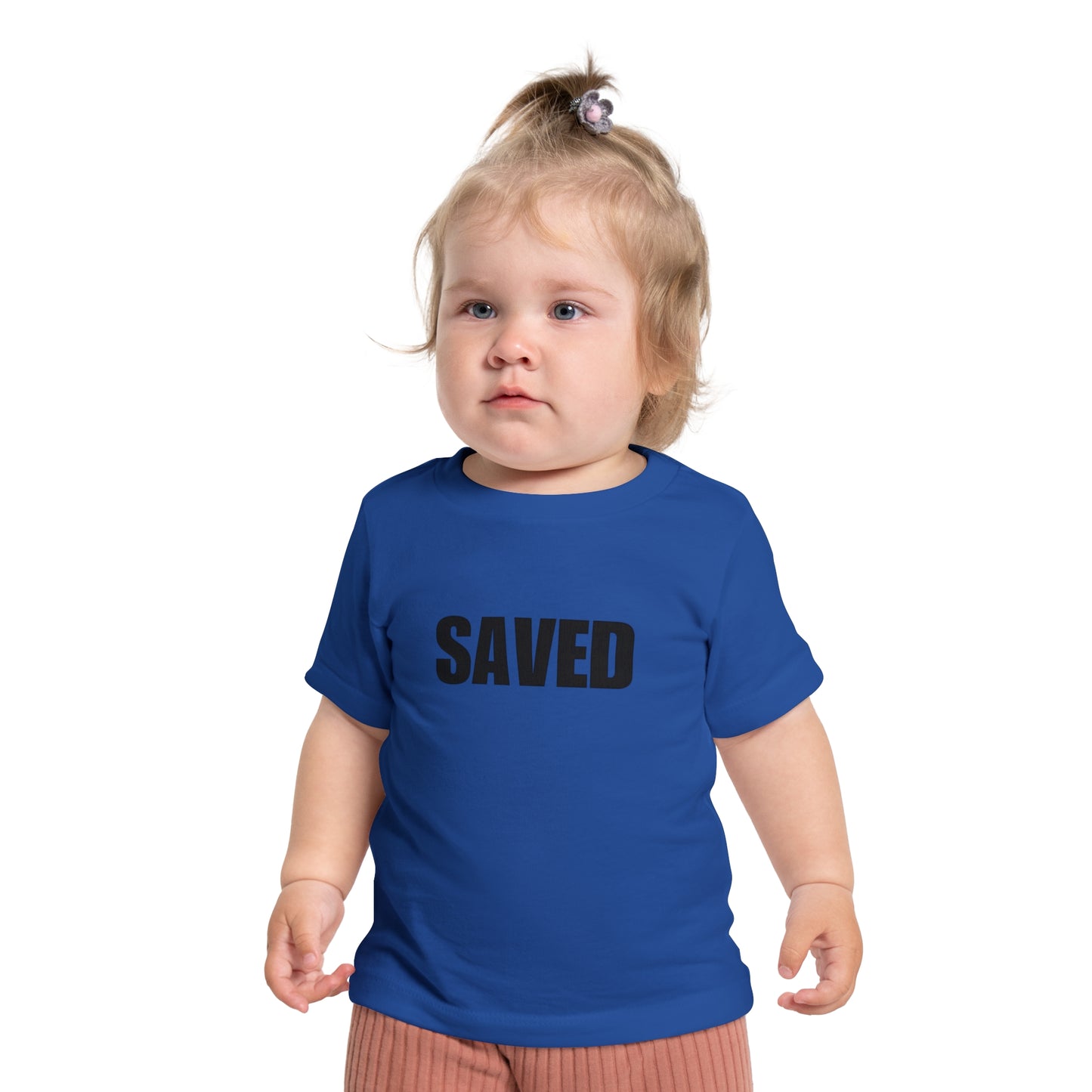 SAVED, Baby Tee, Cute Christian Baby Shirt, Infant Clothing, Gift for New Parents, Easter Outfit, Baby Shower Gift