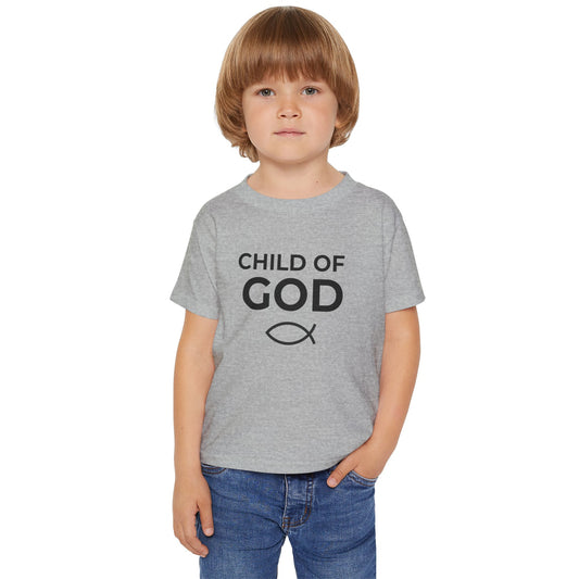"Child of God" Toddler T-Shirt - Cute Faith-Based Tee, Baby Shower Gift, Church Outfit, Everyday Wear, Kids Clothing